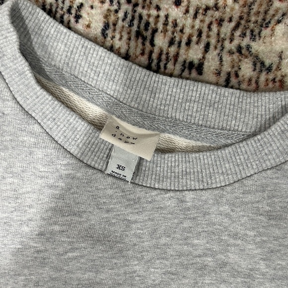 a new day Light Gray Ribbed Crewneck Top - Picture 2 of 6